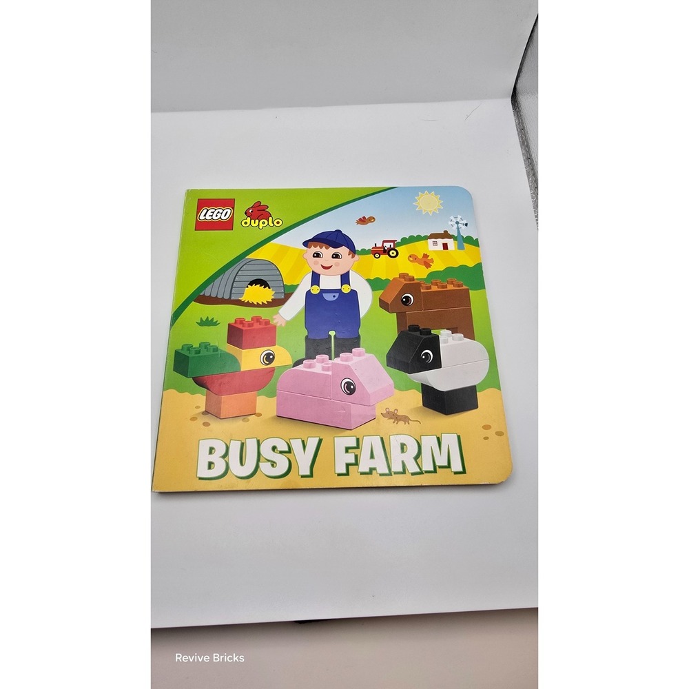 Lego Duplo 6759 Busy Farm Animals Building Bricks Set Verified Book Only Great